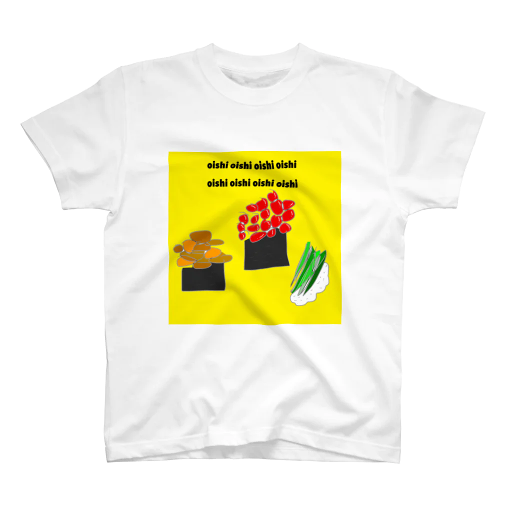 eiga_boysのoishi oishi sushi スタンダードTシャツ