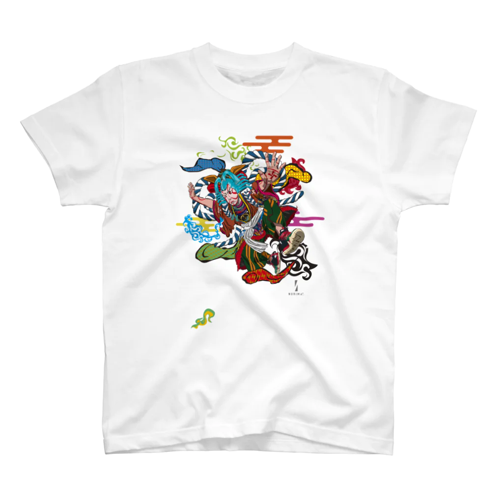 NORIMA.の浮世絵シリーズ　踊る歌舞伎 Regular Fit T-Shirt