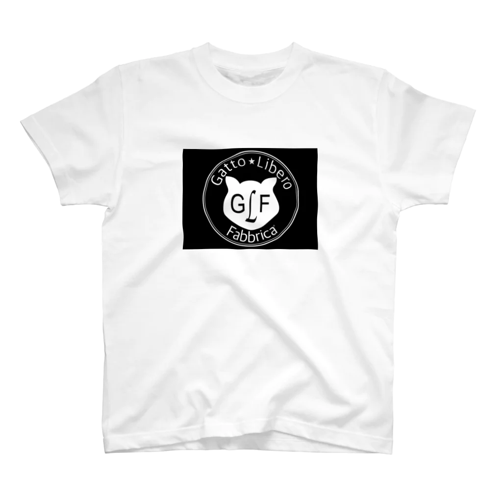 GattoLibero_FabbricaのGatto Libero − 自由猫 Regular Fit T-Shirt