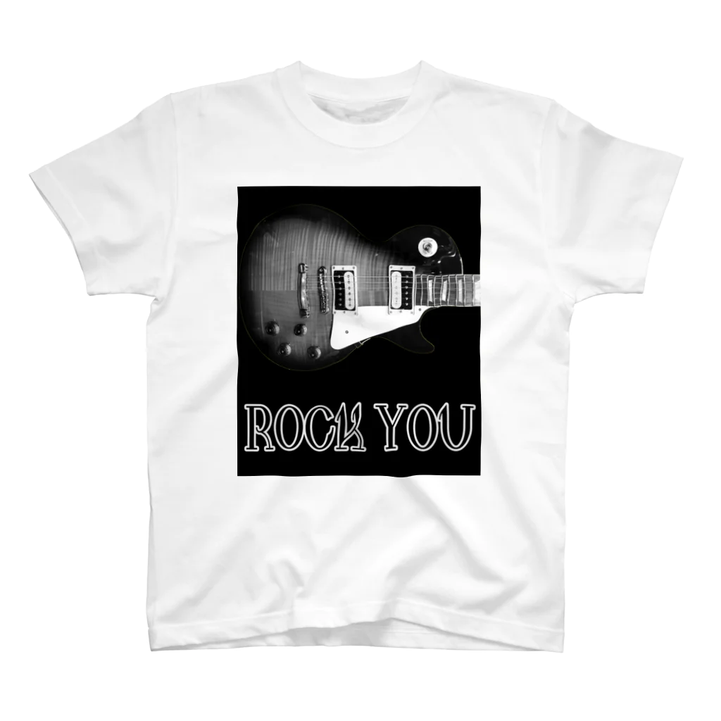 Kengo KitajimaのROCK YOU モノクロ スタンダードTシャツ