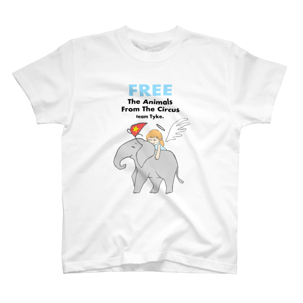 チームTyke グッズショップのタイクと天使 Regular Fit T-Shirt