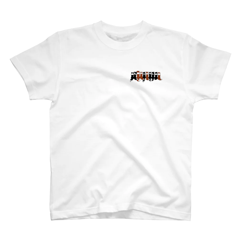 Rio-art-cafeのGS後ろ姿ボーダー Regular Fit T-Shirt