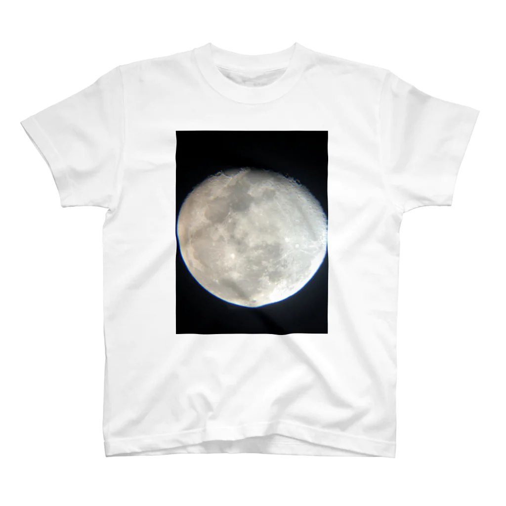 🌤️ｺﾖｽｰﾊﾟｰﾄﾞﾗｲ🌤️の望遠鏡満月 スタンダードTシャツ