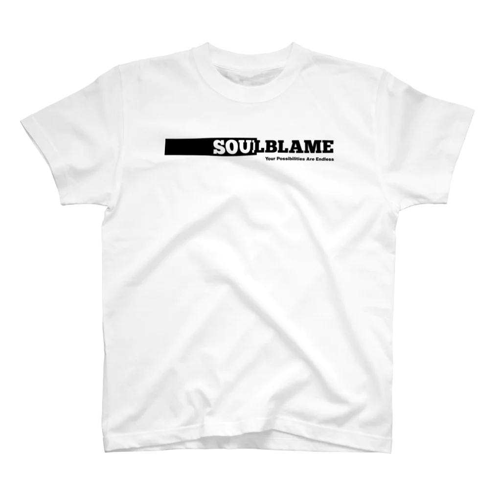 SOULBLAMEのWITHOUT SOUL TEE IN WHITE スタンダードTシャツ