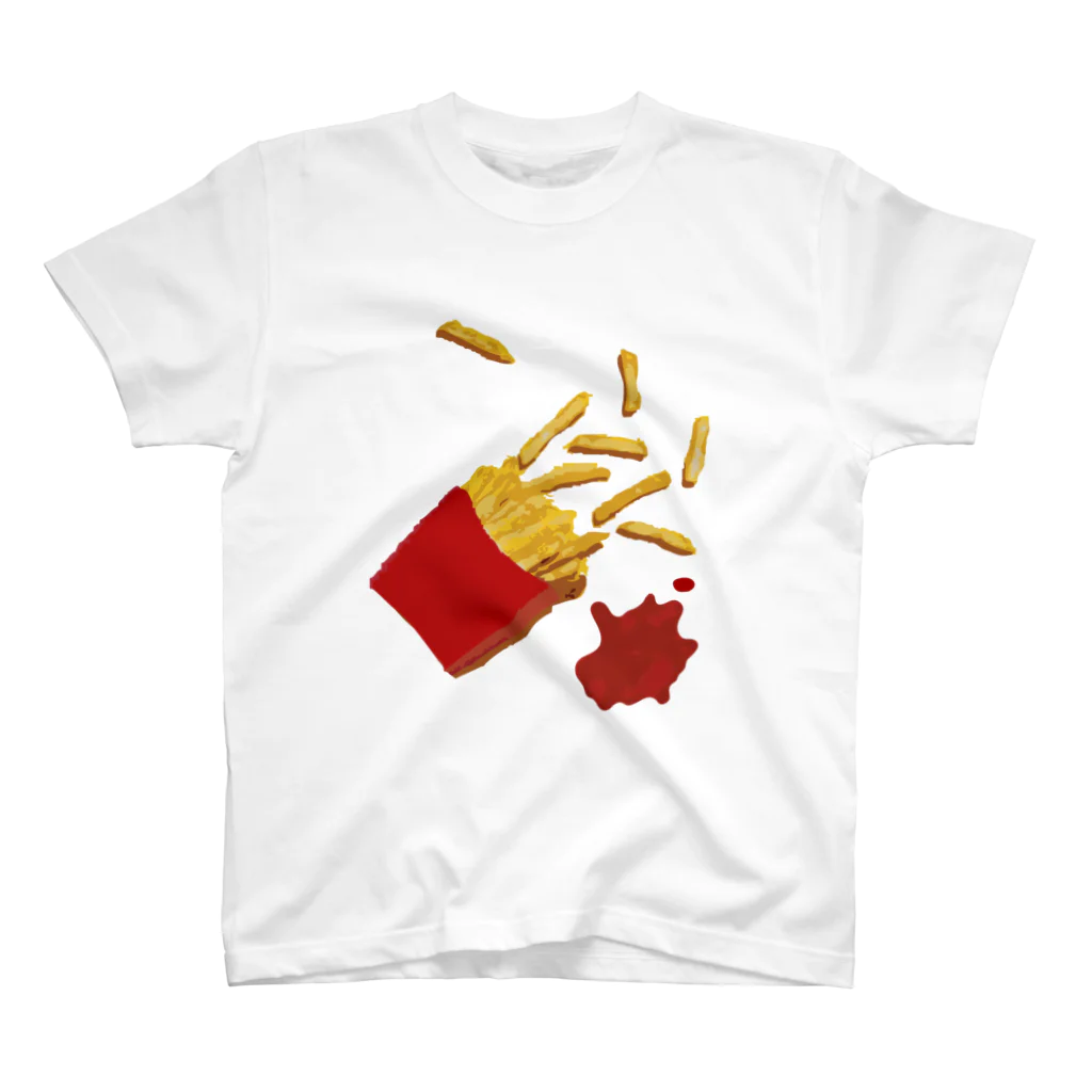 daddy-s_junkfoodsのfrench fries Regular Fit T-Shirt