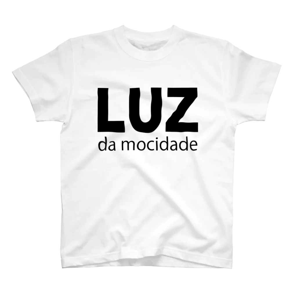 camaci_mvのLUZ da mocidade（黒タイポ） Regular Fit T-Shirt