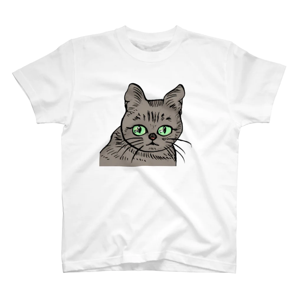 toru_utsunomiyaの猫の眼差し スタンダードTシャツ