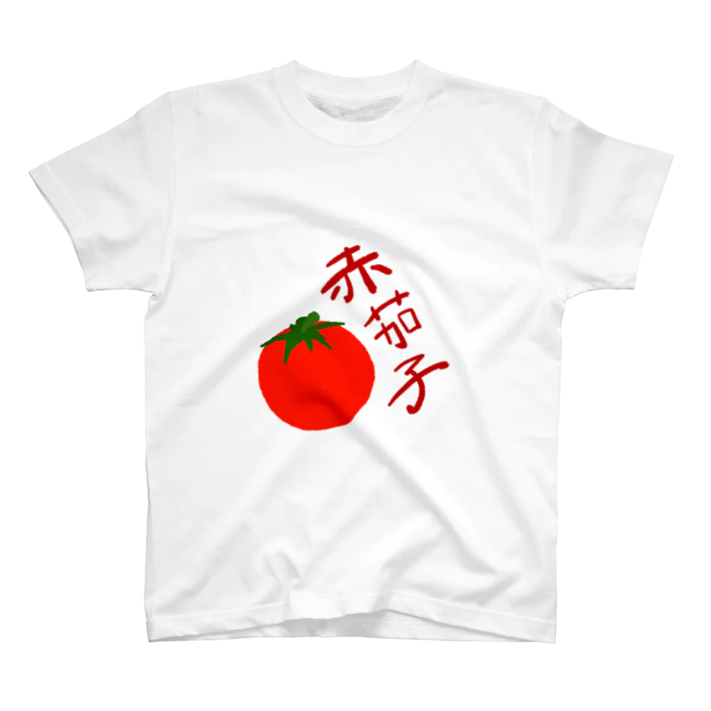 月見うどんの赤茄子 Regular Fit T-Shirt