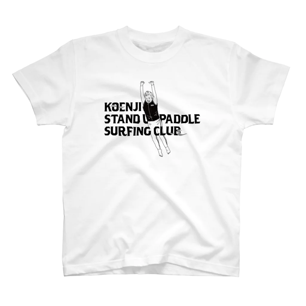 HIPPOPOTAMUS DESIGN STOREのKOENJI STAND UP PADDLE SURFING CLUB Tee KY スタンダードTシャツ