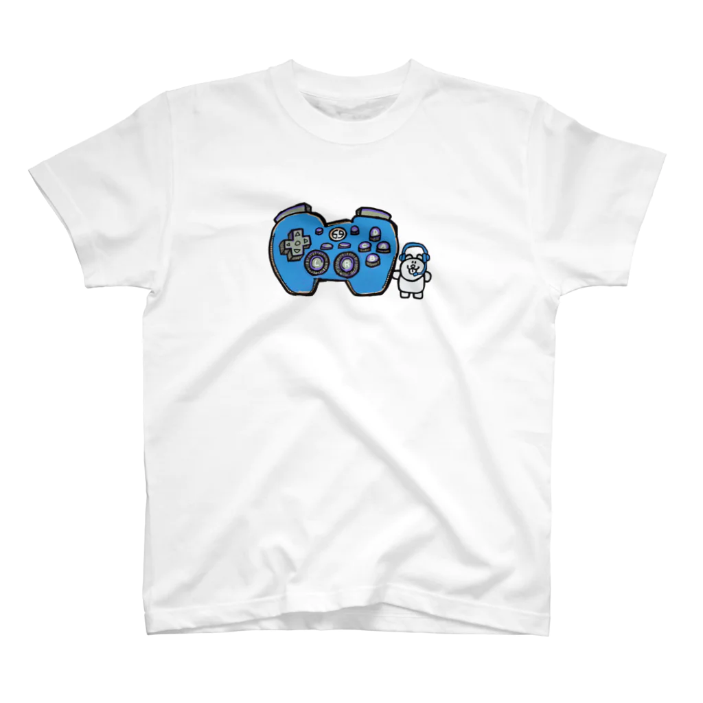 福留茜のGAME BLUE Regular Fit T-Shirt