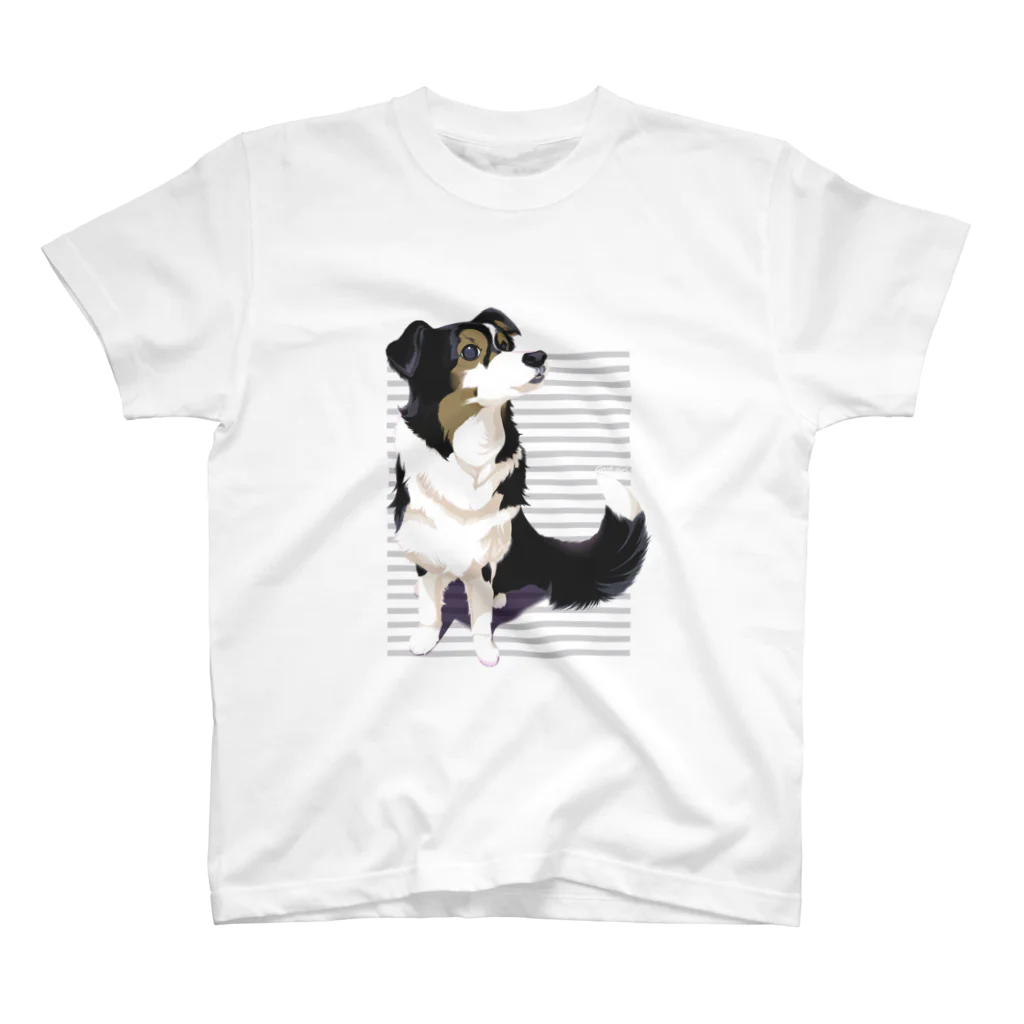 犬甘ちゃんの杜のコリーのメリちゃん スタンダードTシャツ