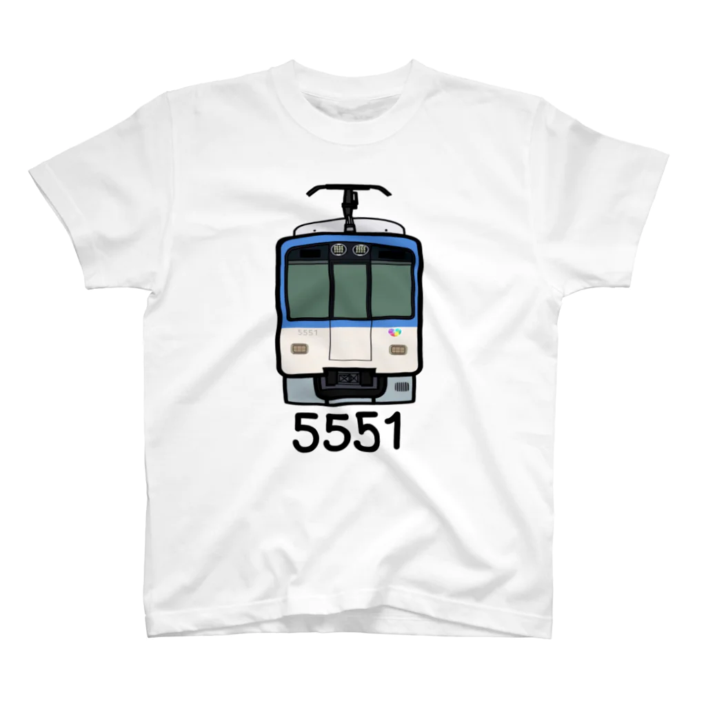 Reel-to-Reelりーるとぅりーるの阪神電車5550系 スタンダードTシャツ