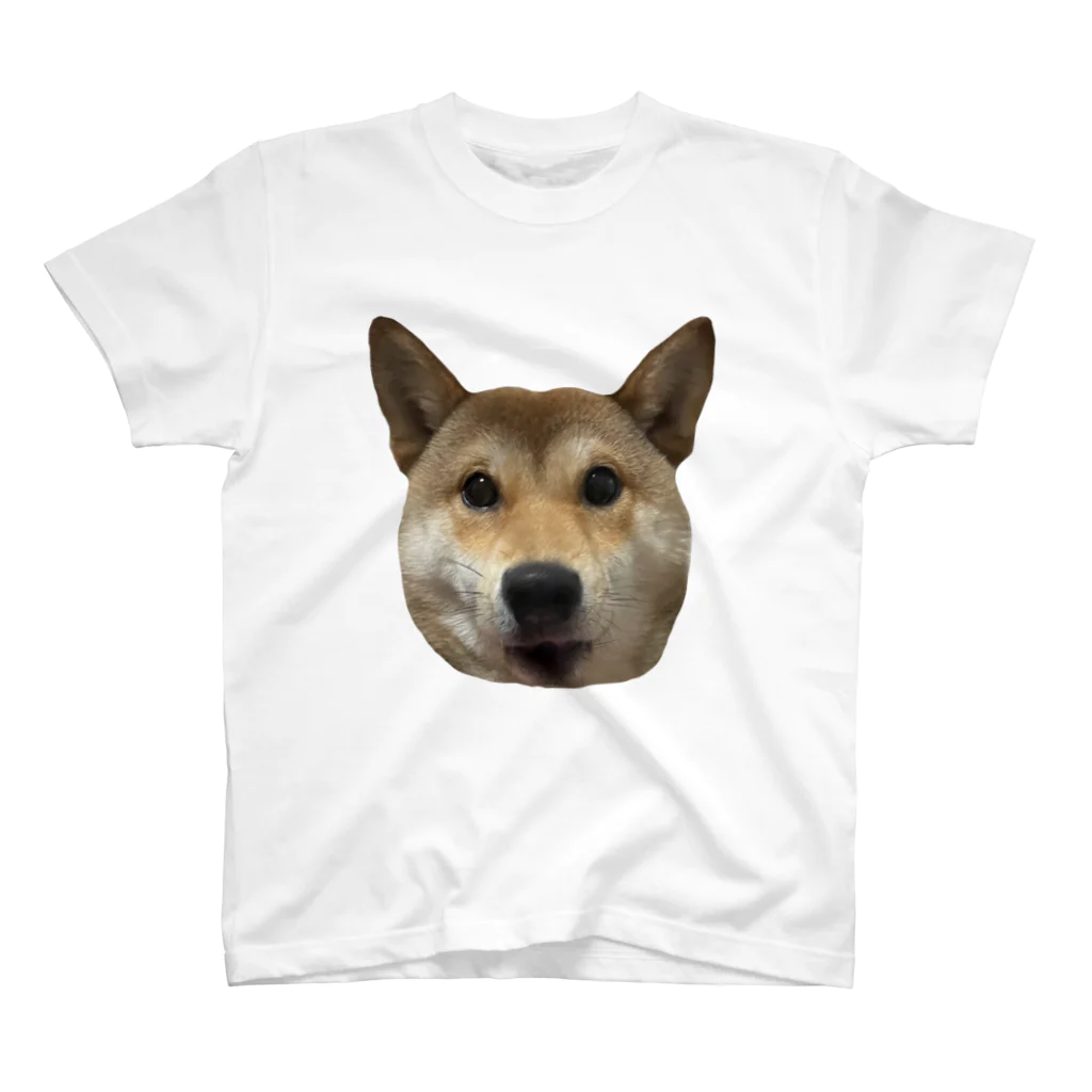 おいしいごはん！のショックを受けている柴犬 スタンダードTシャツ