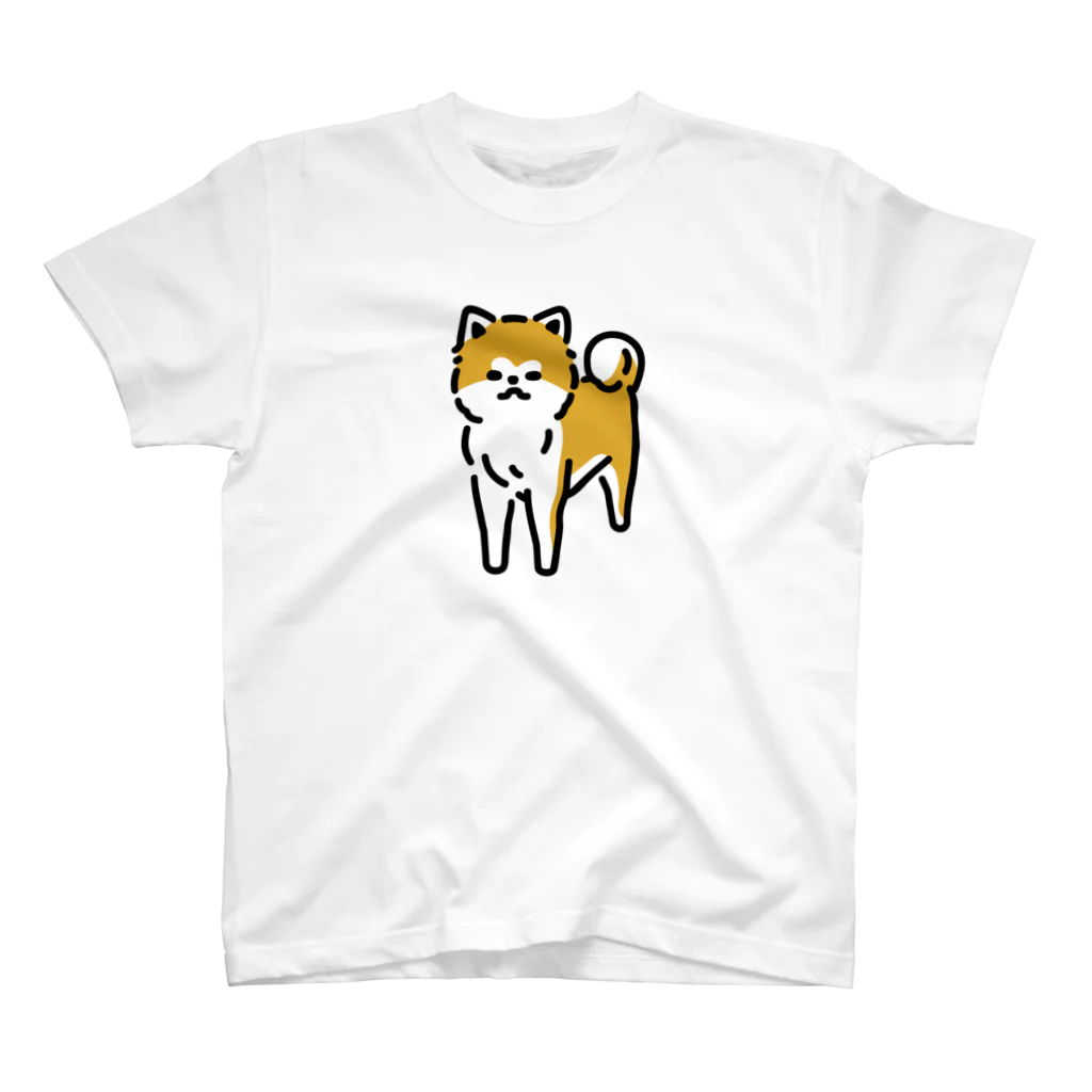 おもかわ〜おもしろい・かわいい専門店〜のなごむ〜秋田犬 Regular Fit T-Shirt