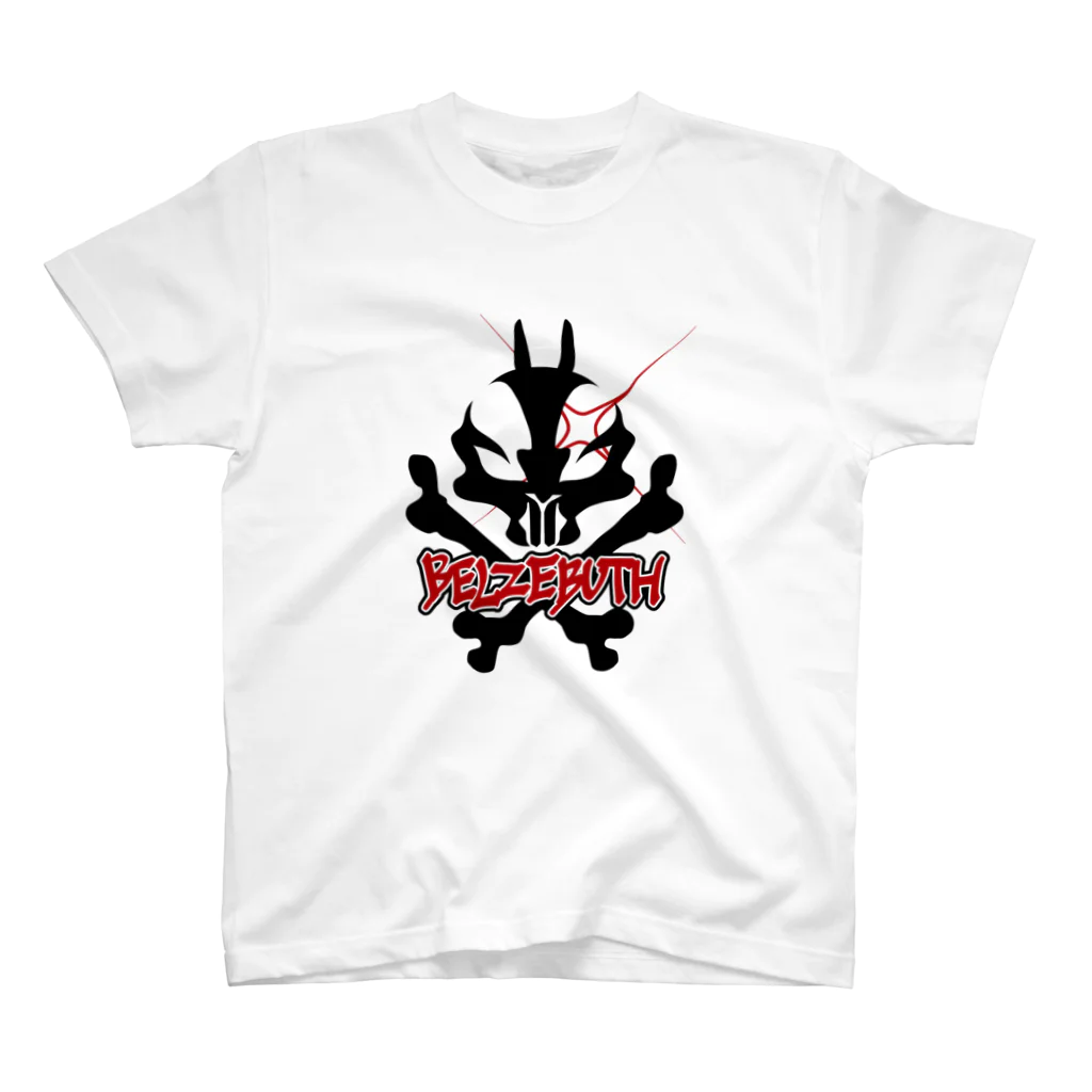 YAGUshopの蝿の王ロゴ-黒 티셔츠