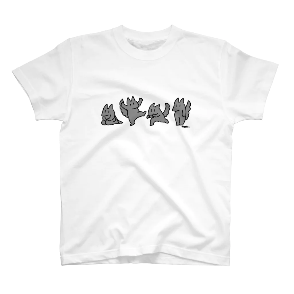 nou(のう)の人狼くんのうごき スタンダードTシャツ