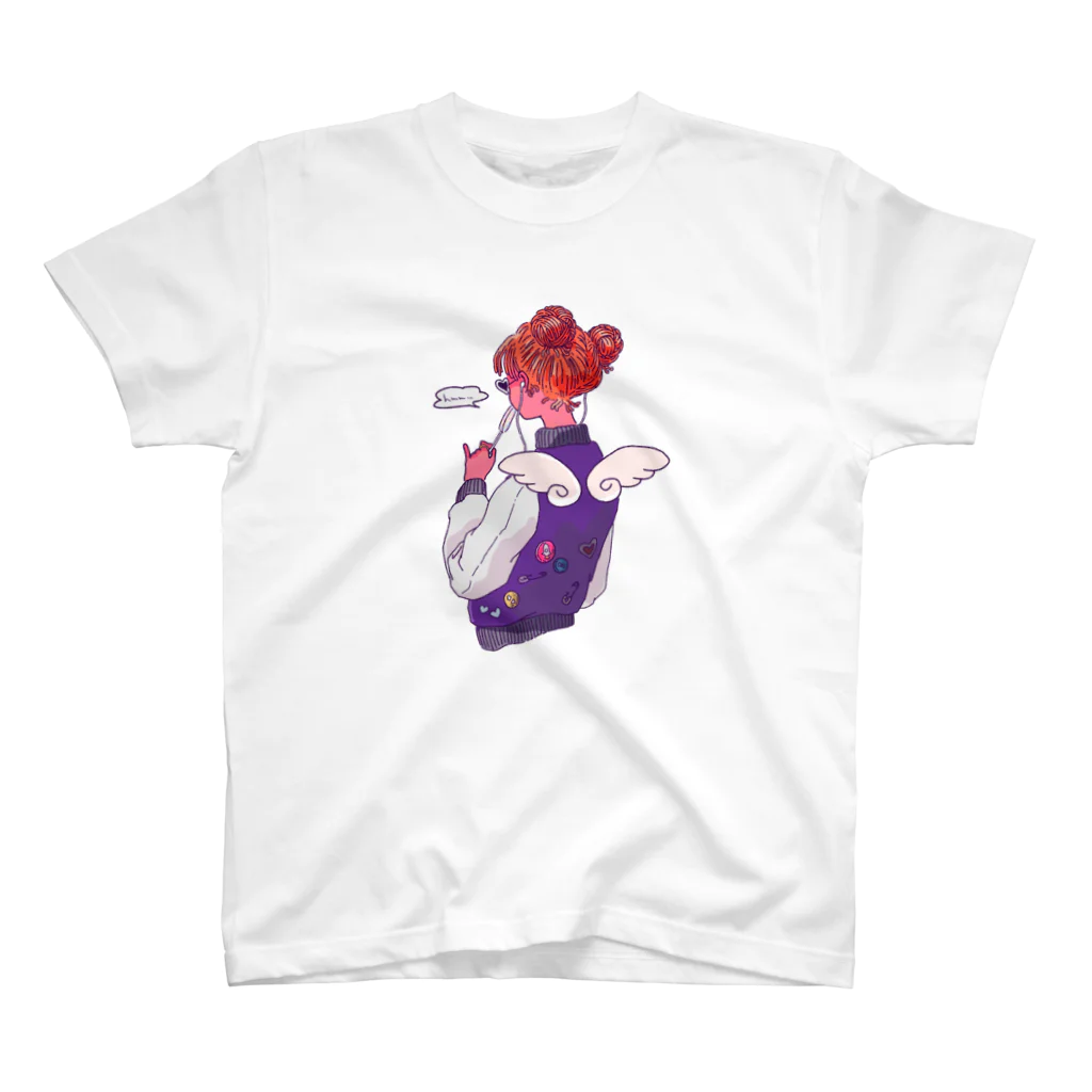 0t08のCute girl Regular Fit T-Shirt