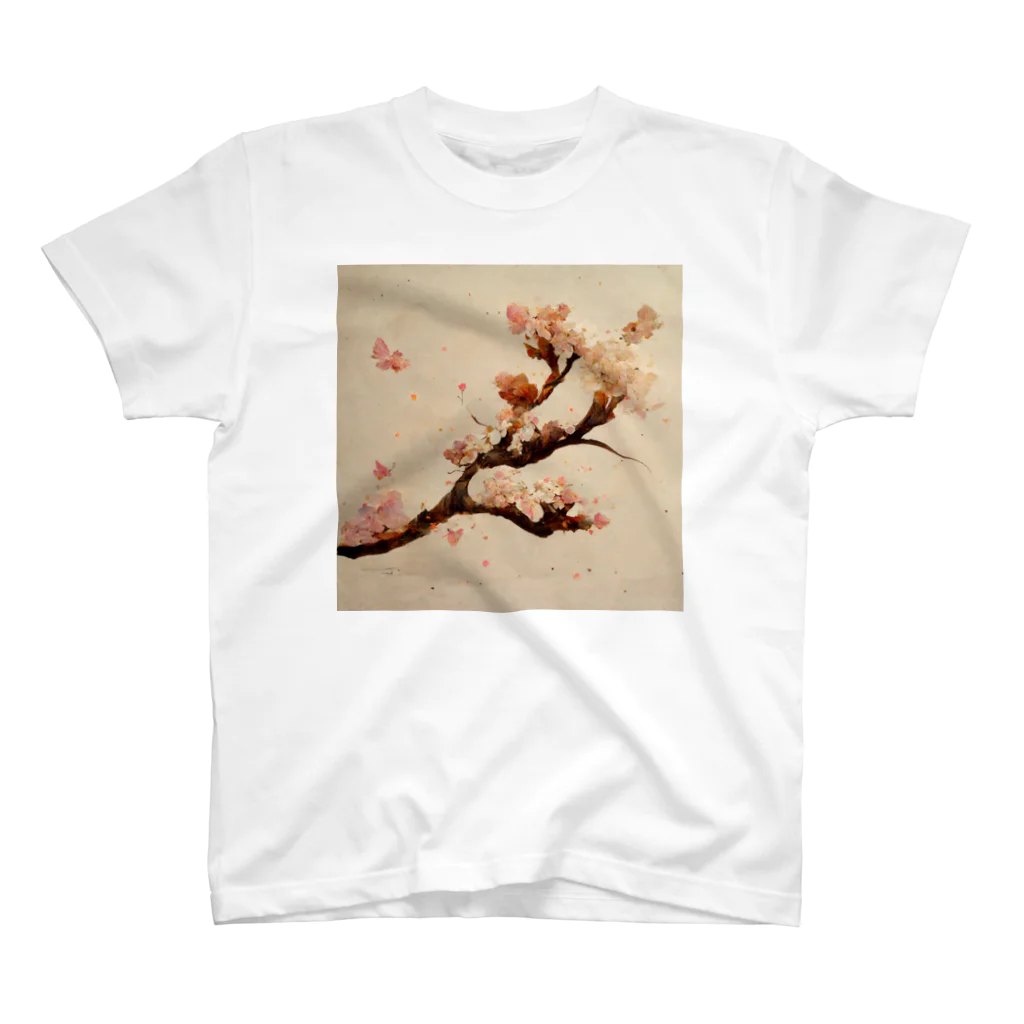 2024のAI「桜」Tシャツ（1） スタンダードTシャツ