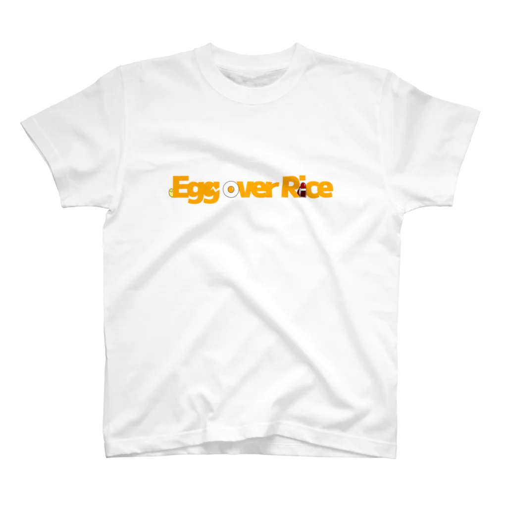 Egg over RiceのEgg over Rice ロゴTシャツ Regular Fit T-Shirt