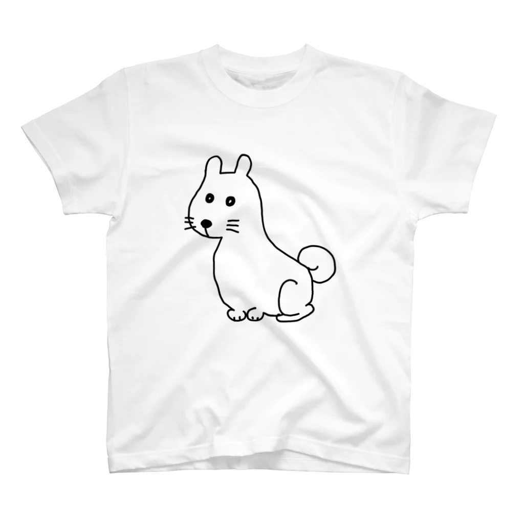 柴犬しばわんこhana873のお座りしてるわんこちゃん スタンダードTシャツ