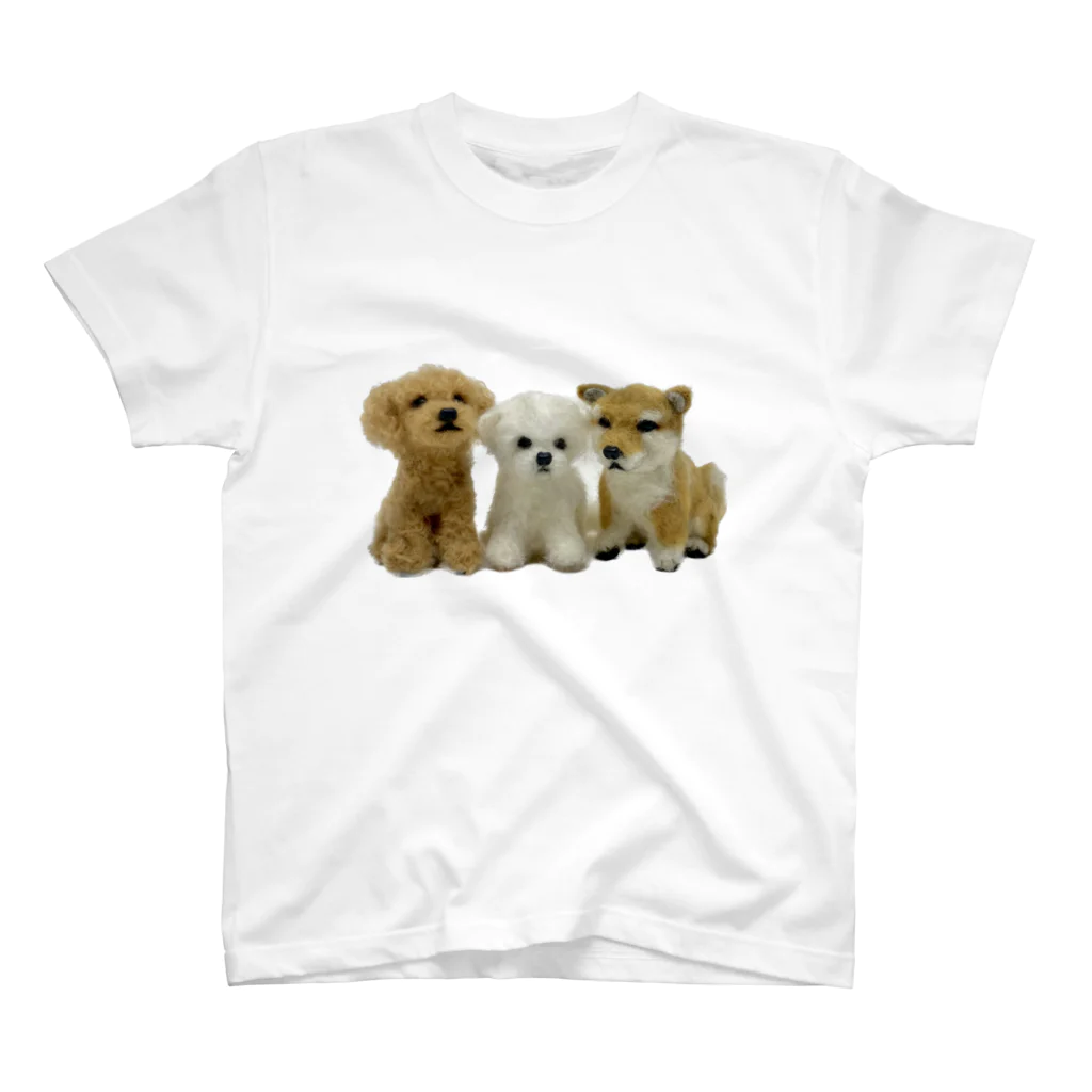 vivi_rumの仲良しわんこ Regular Fit T-Shirt