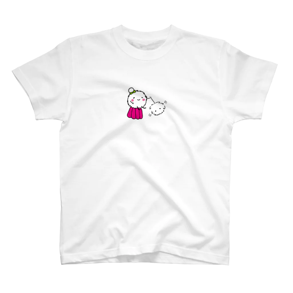 もまたんのふわふわピンクゼリー スタンダードTシャツ