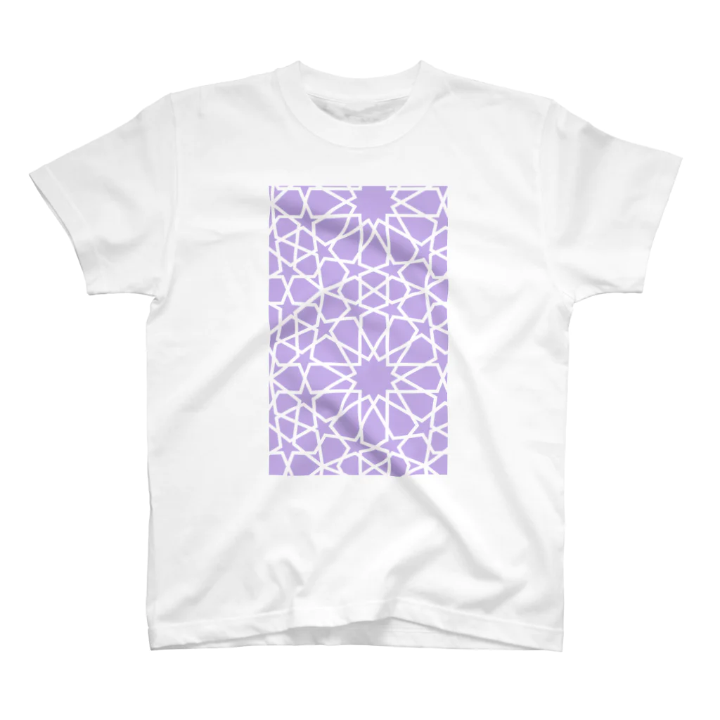 SayoShiotaのイスラム幾何学模様（パープル） Regular Fit T-Shirt