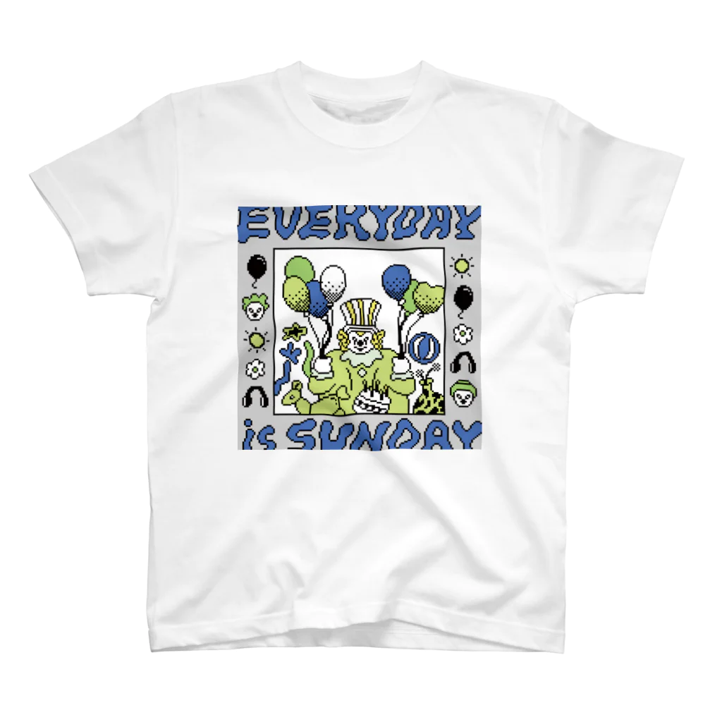 sanaenvyのeveryday sunday Regular Fit T-Shirt