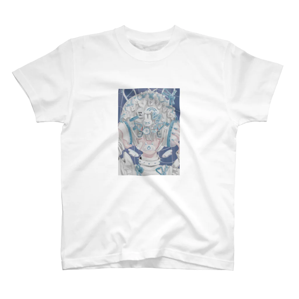 焙茶の水色サブカルくん Regular Fit T-Shirt