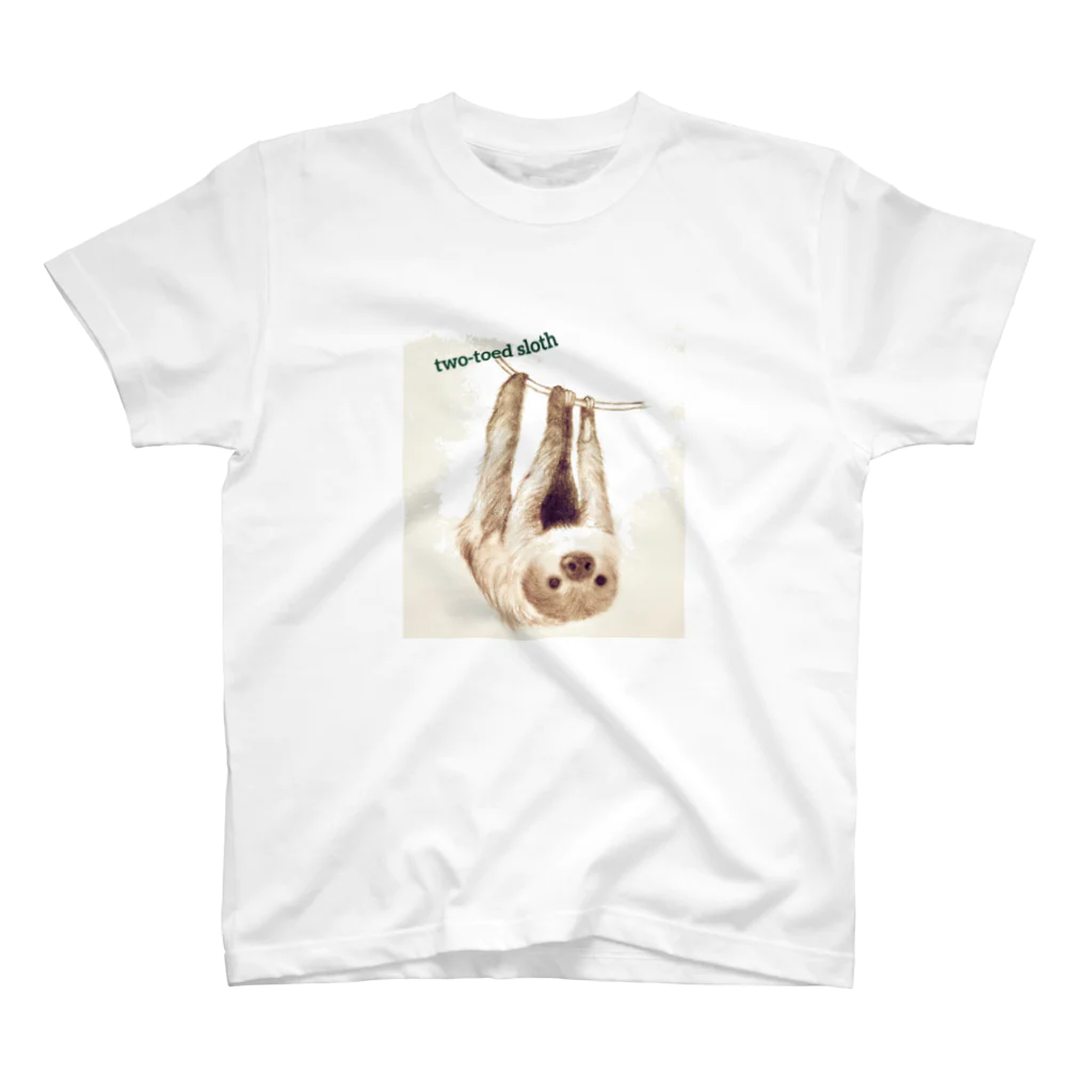 Rerasanのお店のtwo-toed sloth スタンダードTシャツ