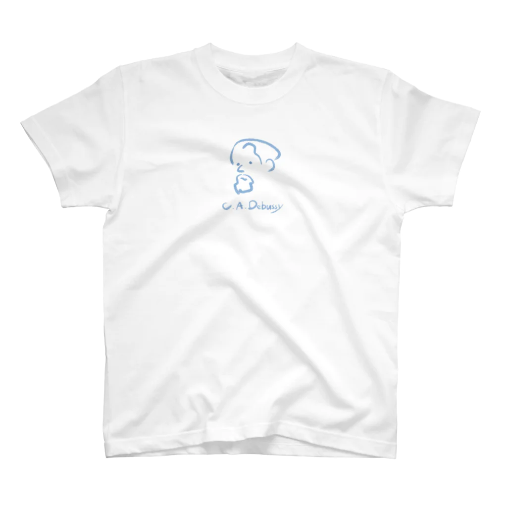 OSHIYOMANのドビュッシー　C.A.Debussy スタンダードTシャツ