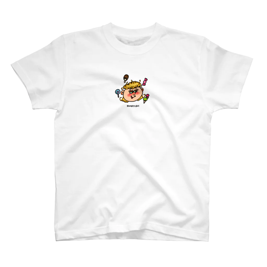 おえかきやのハングリーガール スタンダードTシャツ