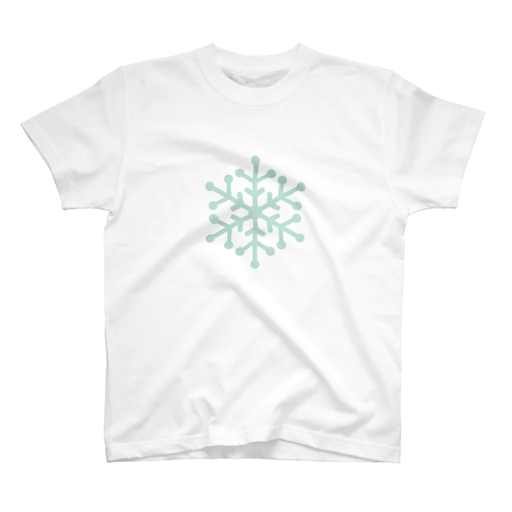 Wonder Bird Forestの雪の結晶 スタンダードTシャツ