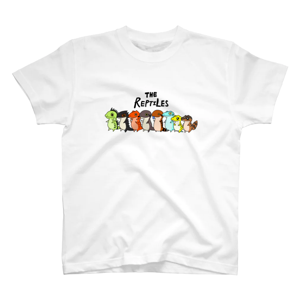 Pooyan'sのTHE REPTILES スタンダードTシャツ