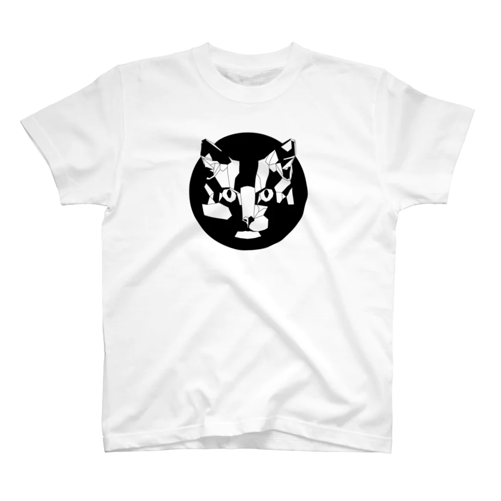 Fontaのジオメトリック猫 Regular Fit T-Shirt
