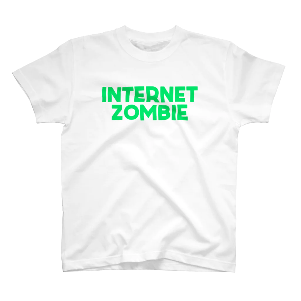 INTERNET ZOMBIEのiz_logo04 Regular Fit T-Shirt