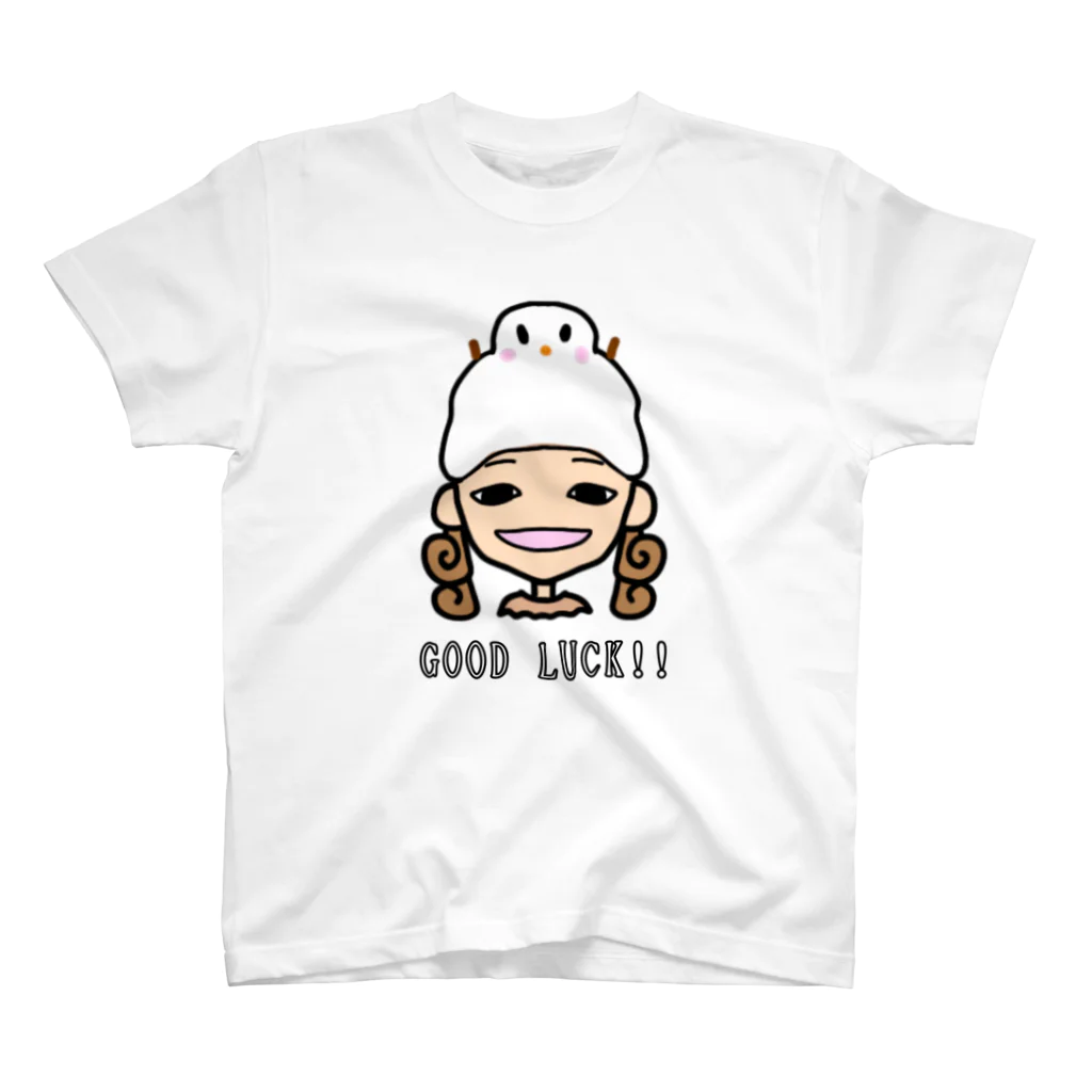 HappybirthdayのGOOD LUCK!! ゆきちゃん  スタンダードTシャツ