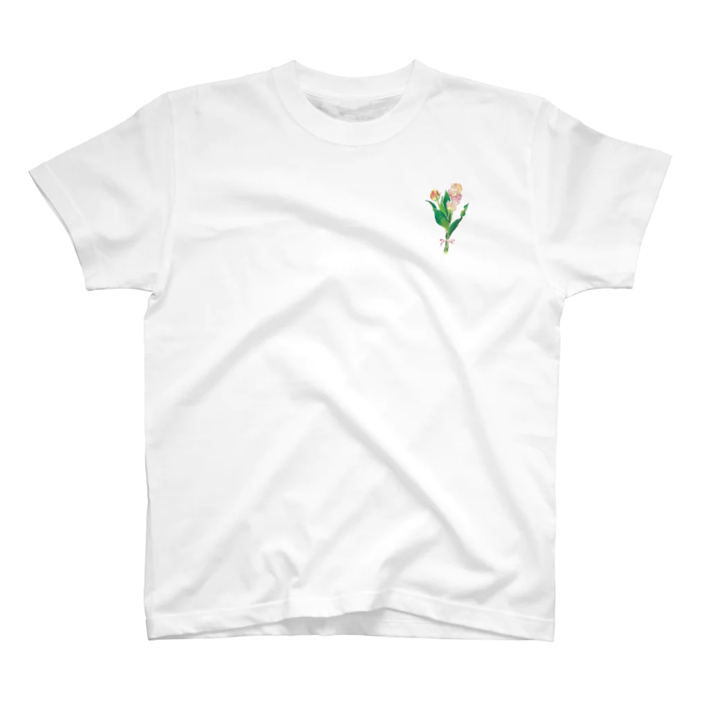 kaede_shopのkaede frower Regular Fit T-Shirt