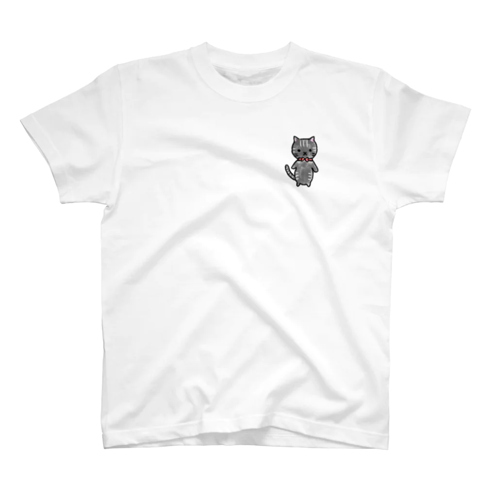 neko_no_kuniのモブにゃん名前はまだない Regular Fit T-Shirt