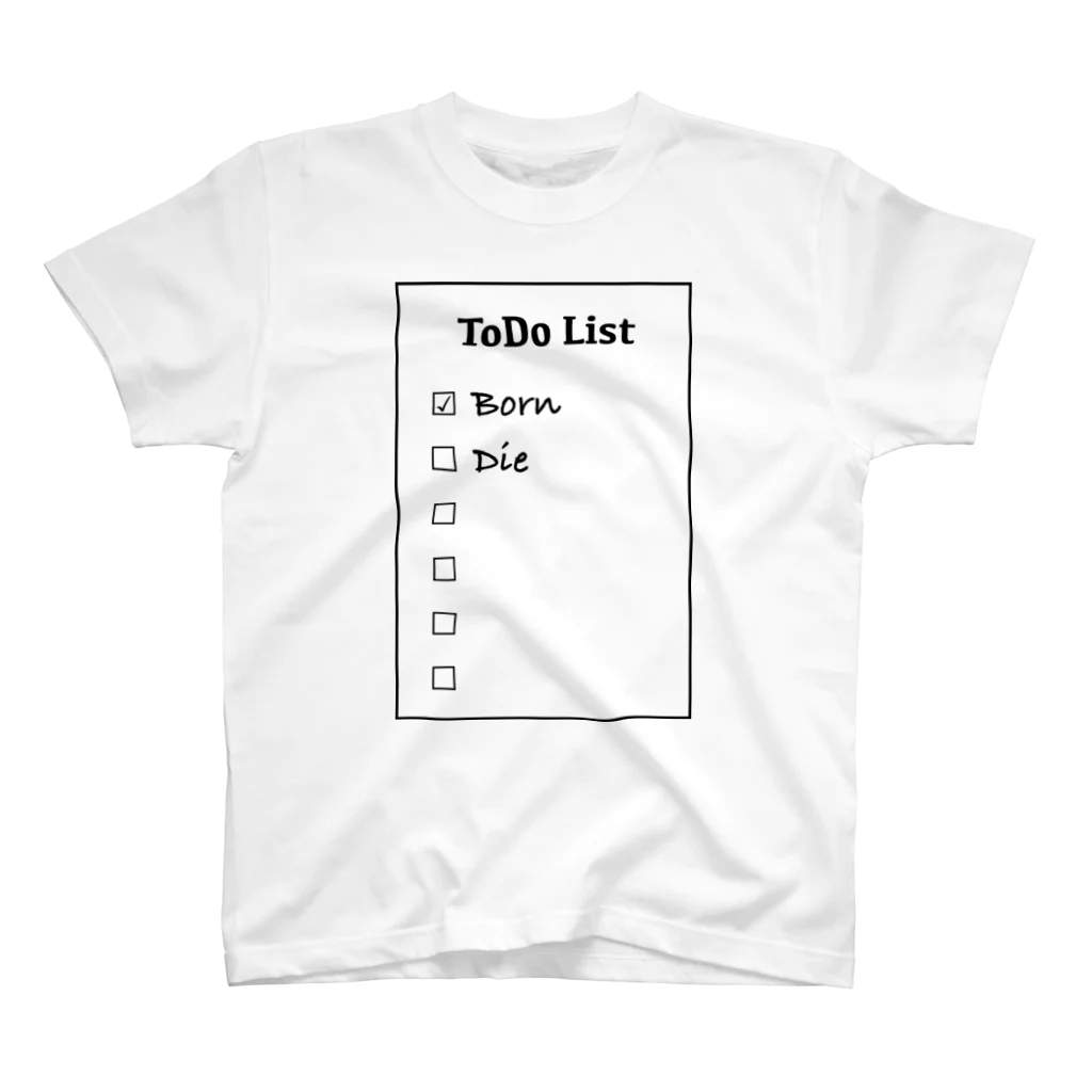 vkdb.jp（ブイケーデービー）のToDoList スタンダードTシャツ