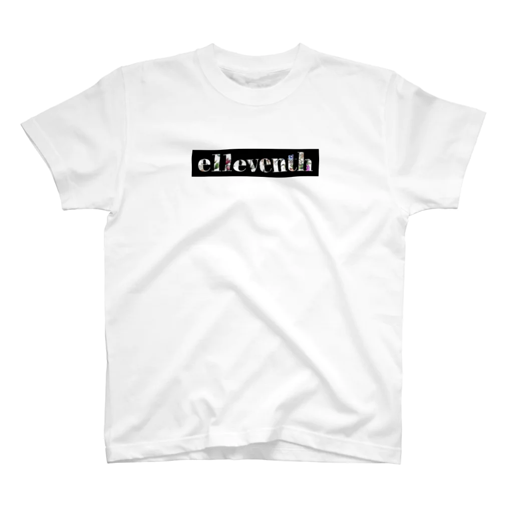 e11eventhのboxlogo(flower) Regular Fit T-Shirt