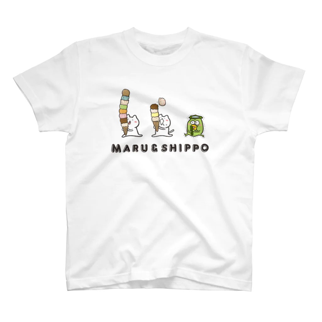 MARU&SHIPPO SHOPのLet's eat スタンダードTシャツ