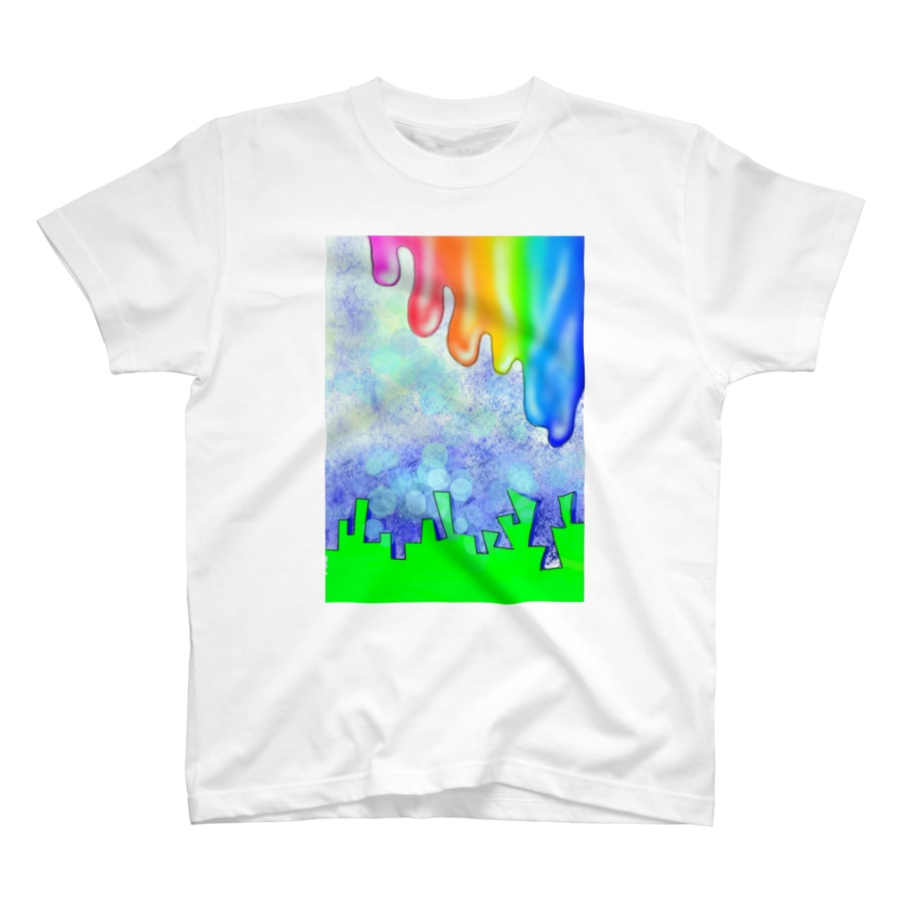 ▲ゆっこ(岩手産のスカイツリー )▲のレインボーさん Regular Fit T-Shirt