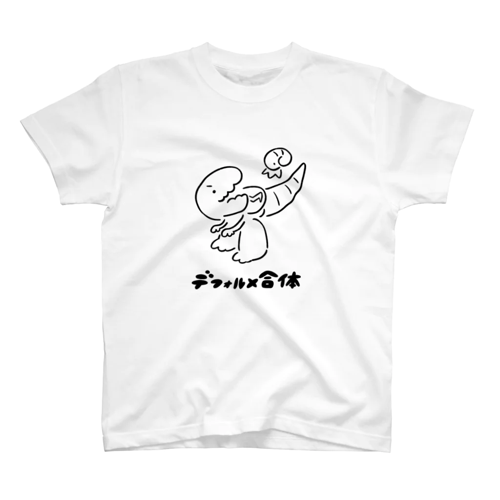 スタルケル🐸玩具系YouTuberのティラノとアンモ（黒線） Regular Fit T-Shirt