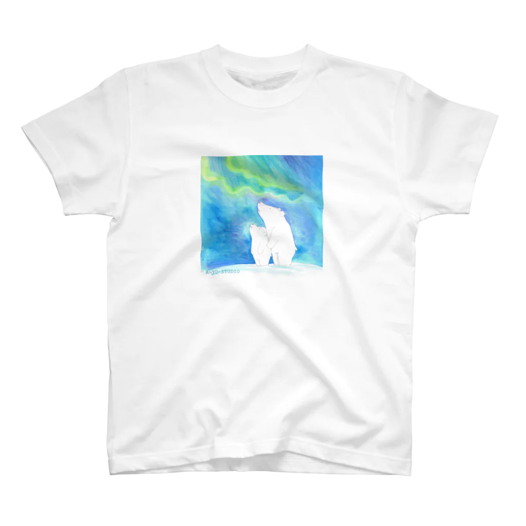 Drawgonのaurora bear スタンダードTシャツ