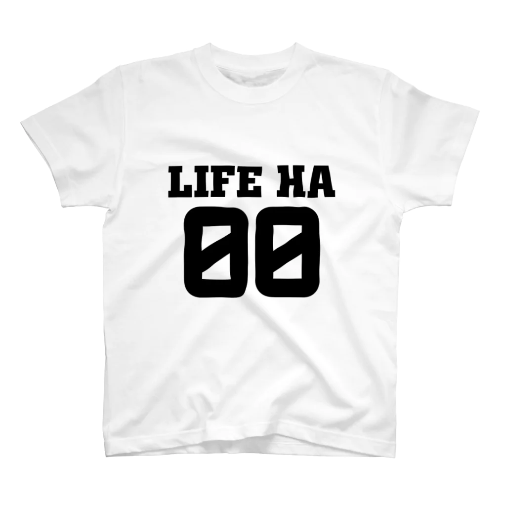 急行天北KV支線のミノル君風「LIFE HA 00」Tシャツ スタンダードTシャツ