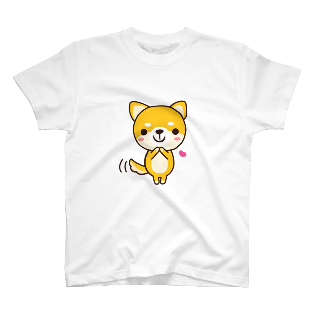 LALA KUKKAの柴犬くん Regular Fit T-Shirt