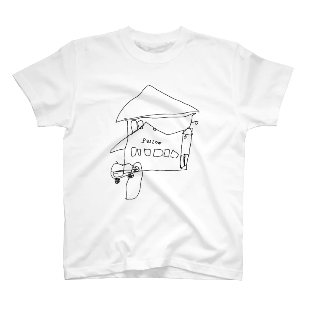 MRABSTRACTのfellow's goods No.2（Black Line） Regular Fit T-Shirt