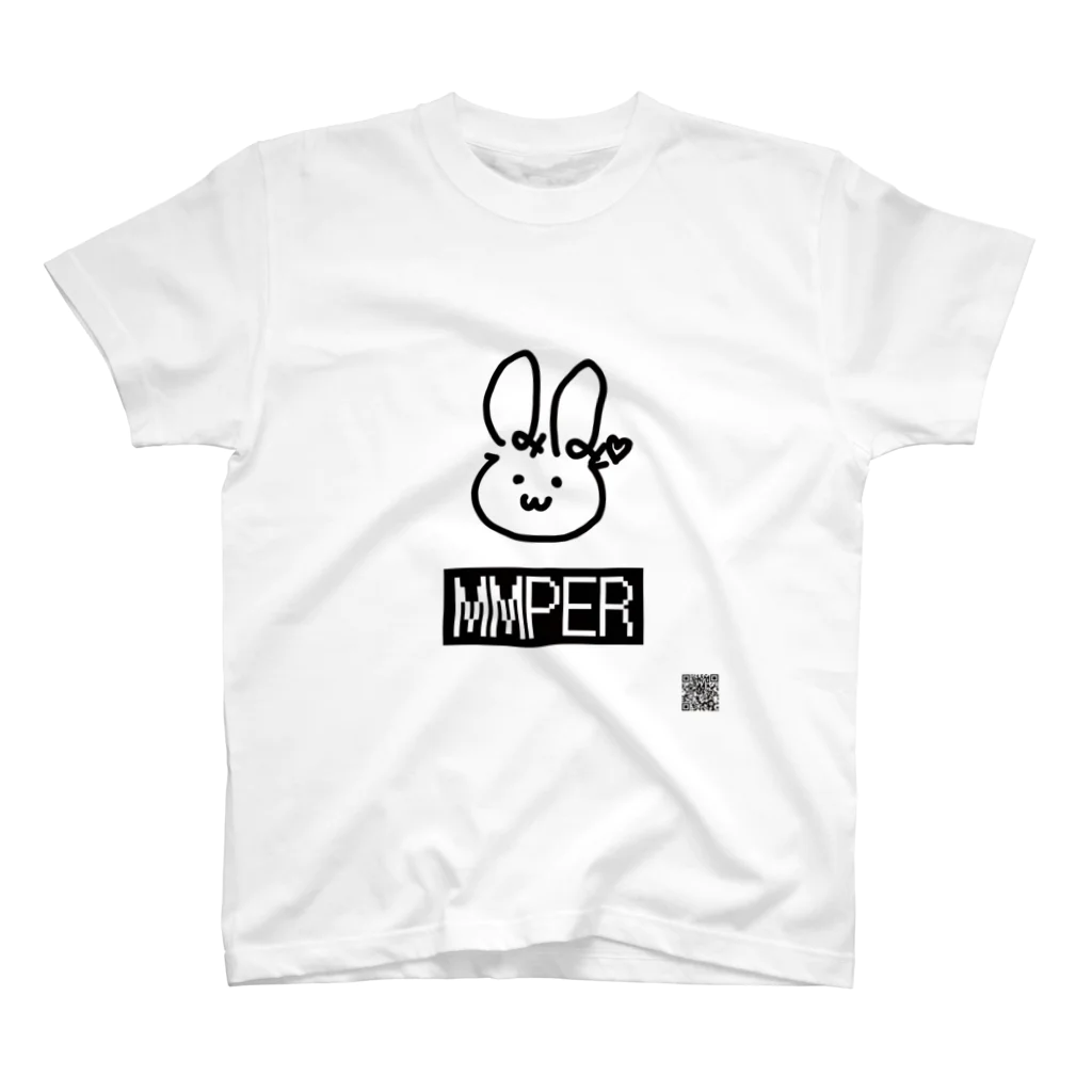 みみぴのおみせ～SUZURI出張店のMMPERアイテム(みみぴサイン) Regular Fit T-Shirt