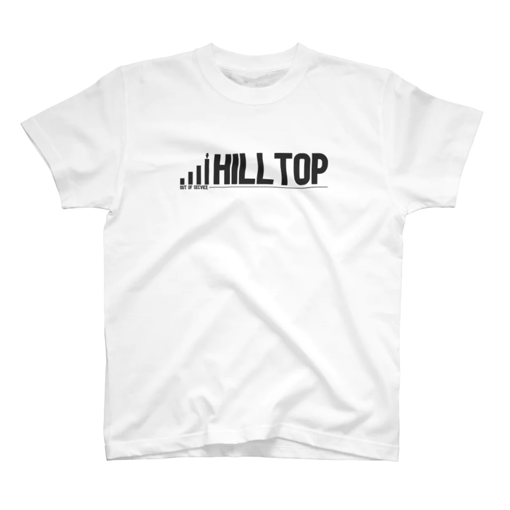 東風東🌃☕️のHILLTOP（黒） スタンダードTシャツ